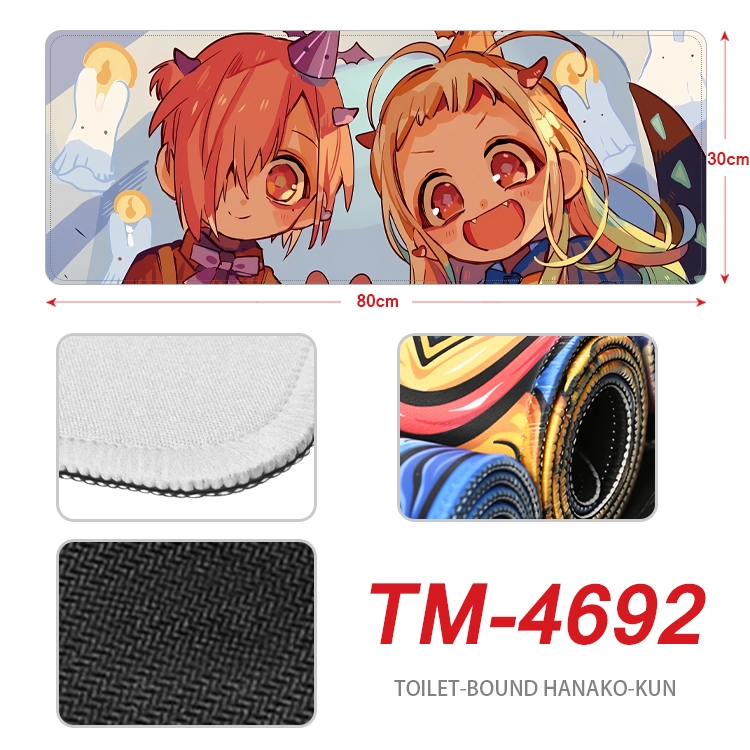 Toilet-bound Hanako-kun Anime peripheral lock edge mouse pad 80X30cm TM-4692