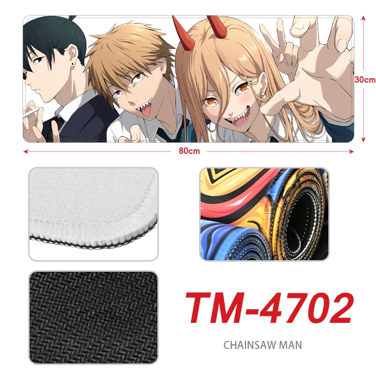 Chainsaw man Anime peripheral lock edge mouse pad 80X30cm TM-4702