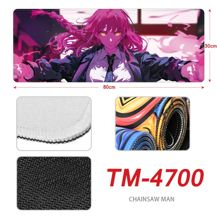 Chainsaw man Anime peripheral lock edge mouse pad 80X30cm TM-4700