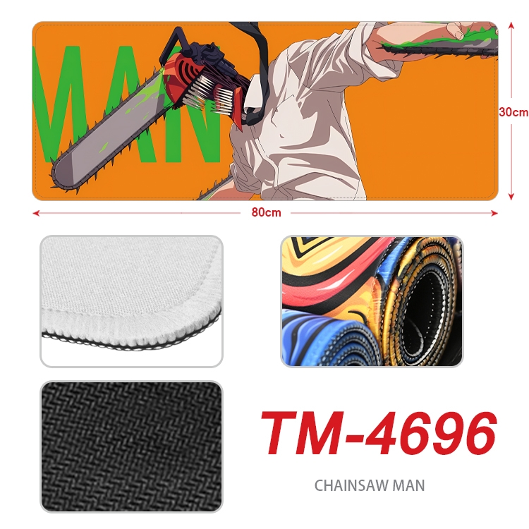 Chainsaw man Anime peripheral lock edge mouse pad 80X30cm TM-4696