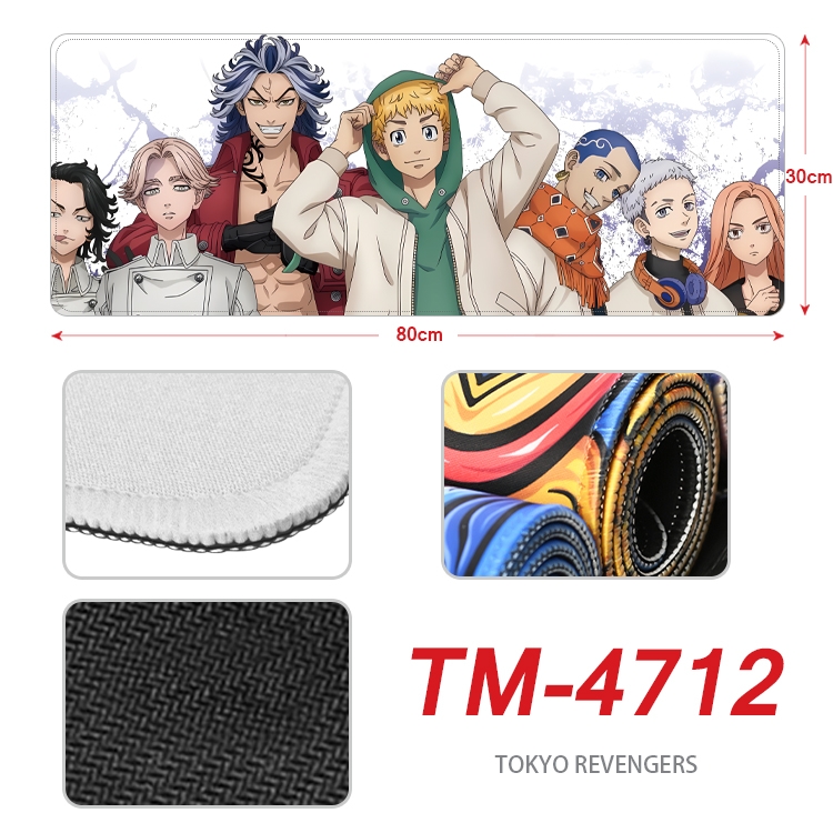 Tokyo Revengers Anime peripheral lock edge mouse pad 80X30cmTM-4712