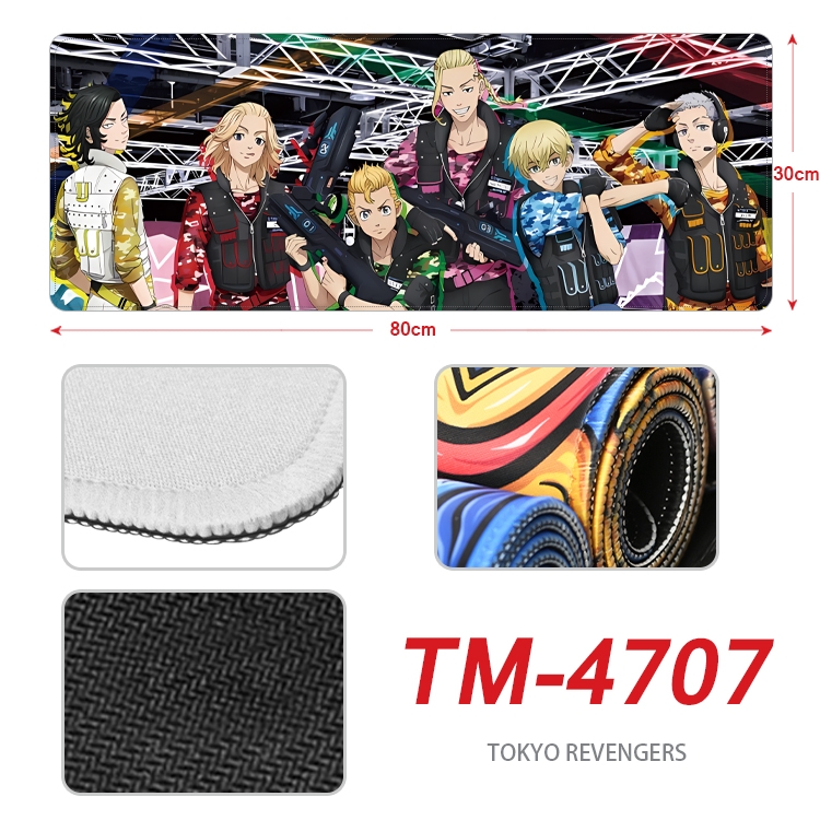 Tokyo Revengers Anime peripheral lock edge mouse pad 80X30cm  TM-4707