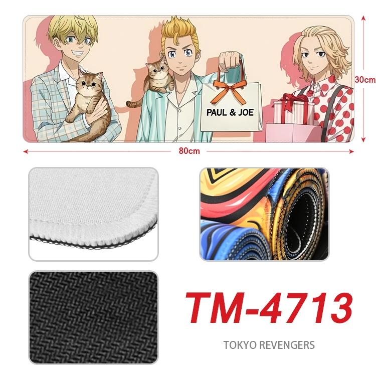 Tokyo Revengers Anime peripheral lock edge mouse pad 80X30cm TM-4713