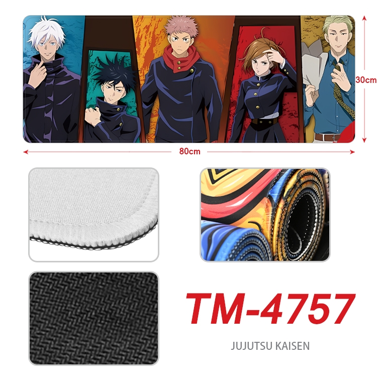 Jujutsu Kaisen Anime peripheral lock edge mouse pad 80X30cm TM-4757