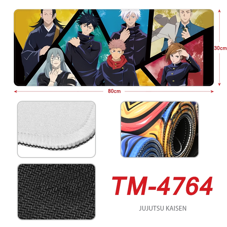 Jujutsu Kaisen Anime peripheral lock edge mouse pad 80X30cm TM-4764