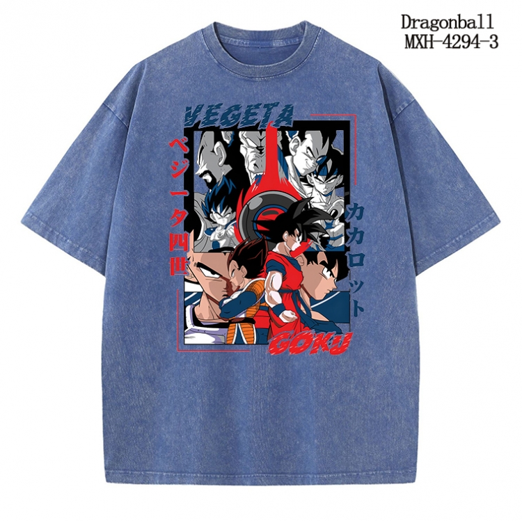 DRAGON BALL Anime peripheral pure cotton washed and worn T-shirt from S to 2XL  MXH-4294-3