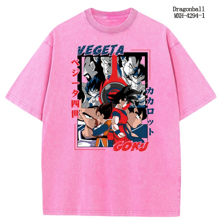 DRAGON BALL Anime peripheral pure cotton washed and worn T-shirt from S to 2XL MXH-4294-1