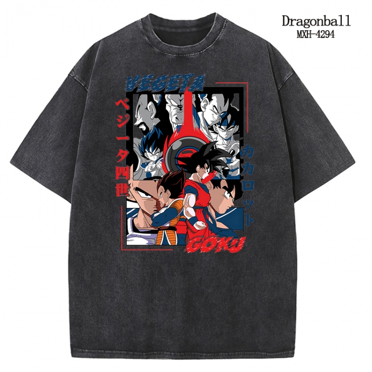 DRAGON BALL Anime peripheral pure cotton washed and worn T-shirt from S to 2XL  MXH-4294