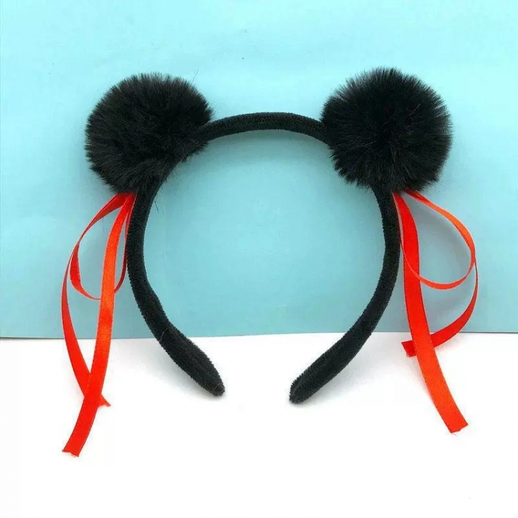 Nezha Black double bun headband  price for 5 pcs