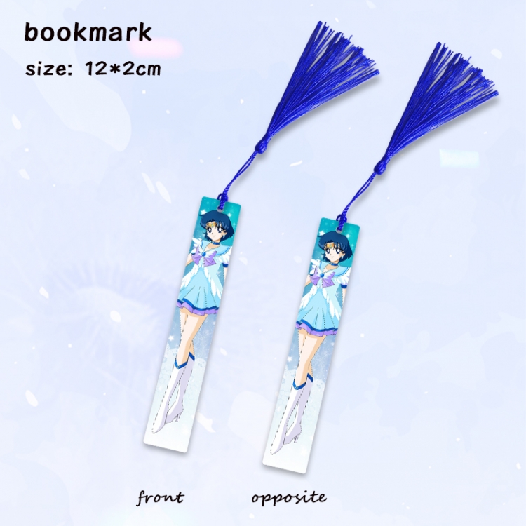 sailormoon Anime full-color printed metal bookmark pendant price for 5 pcs