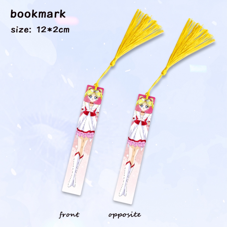 sailormoon Anime full-color printed metal bookmark pendant price for 5 pcs