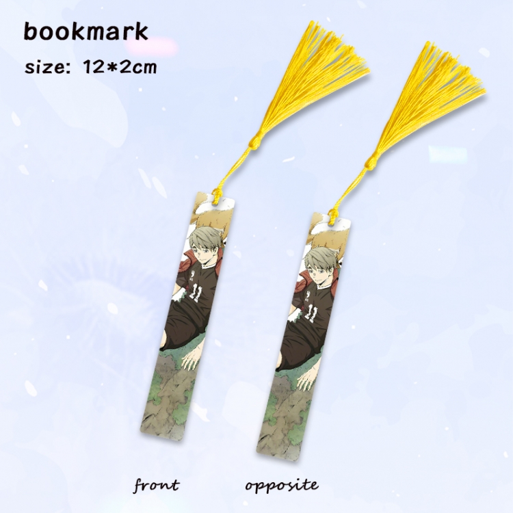 Haikyuu!! Anime full-color printed metal bookmark pendant price for 5 pcs