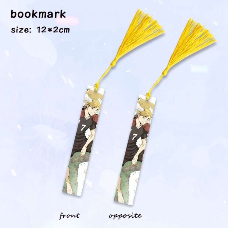 Haikyuu!! Anime full-color printed metal bookmark pendant price for 5 pcs