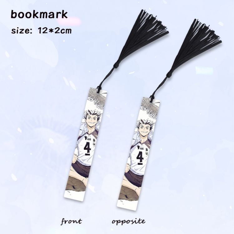 Haikyuu!! Anime full-color printed metal bookmark pendant price for 5 pcs