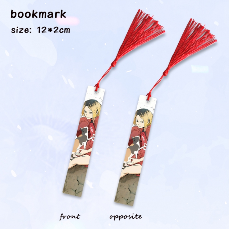 Haikyuu!! Anime full-color printed metal bookmark pendant price for 5 pcs