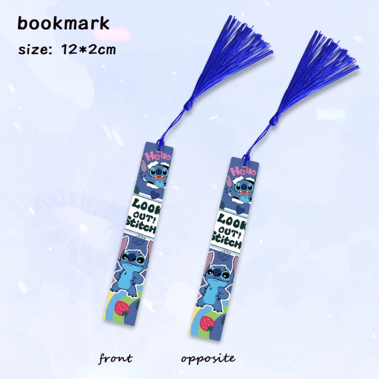 Lilo & Stitch Anime full-color printed metal bookmark pendant price for 5 pcs