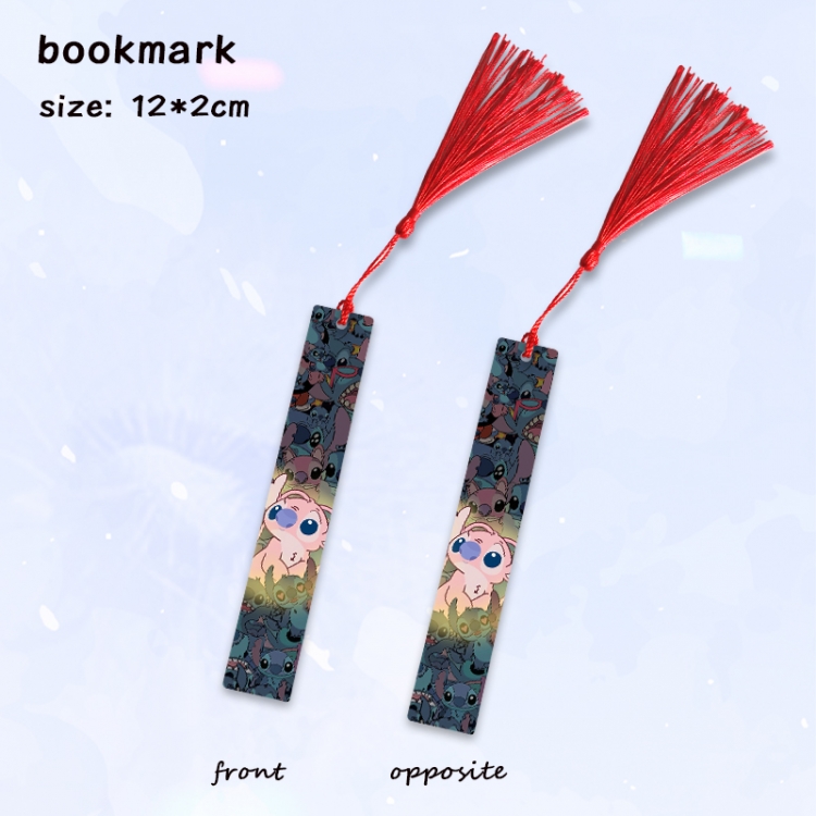 Lilo & Stitch Anime full-color printed metal bookmark pendant price for 5 pcs