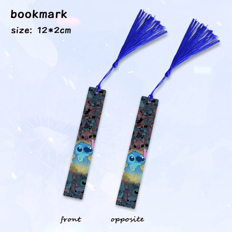 Lilo & Stitch Anime full-color printed metal bookmark pendant price for 5 pcs