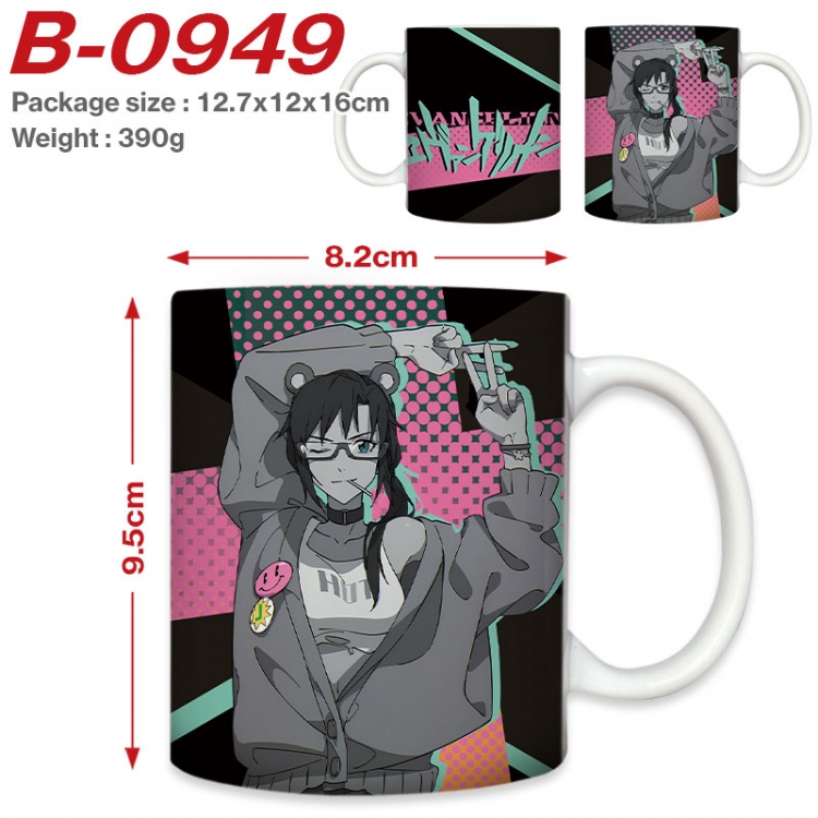 EVA Anime printed ceramic mug 400ml (single carton foam packaging) B-0949