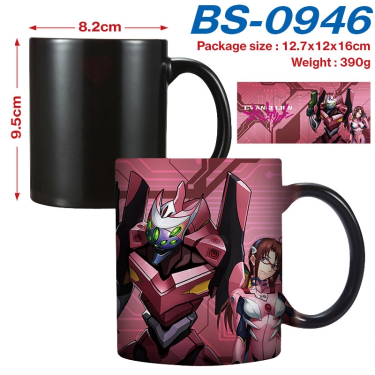 EVA Anime high-temperature color-changing printing ceramic mug 400ml  BS-0946