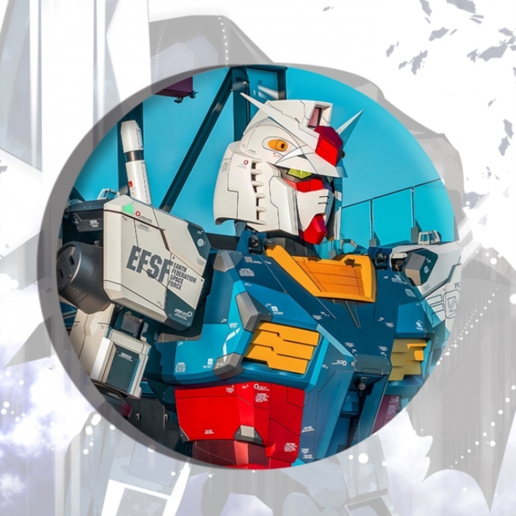 Gundam Anime tinplate brooch badge price for 5 pcs