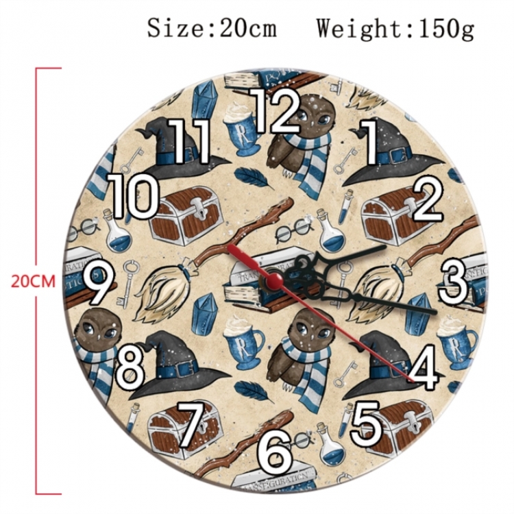 Harry Potter Anime print alarm clock wall clock personality clock packaging size 25X25X4cm
