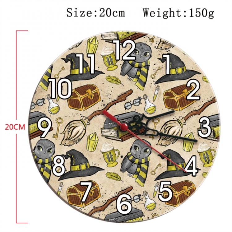 Harry Potter Anime print alarm clock wall clock personality clock packaging size 25X25X4cm