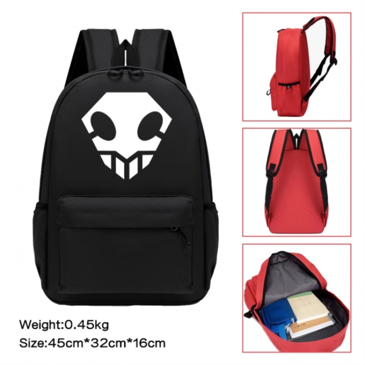 Bleach Anime peripheral Oxford cloth color cartoon backpack 45x32x16cm