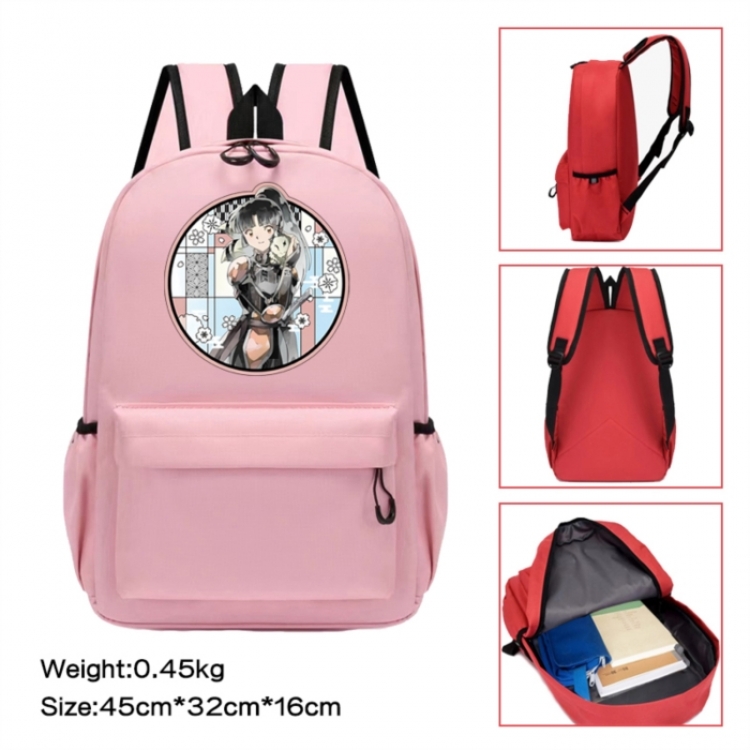 Inuyasha Anime peripheral Oxford cloth color cartoon backpack 45x32x16cm