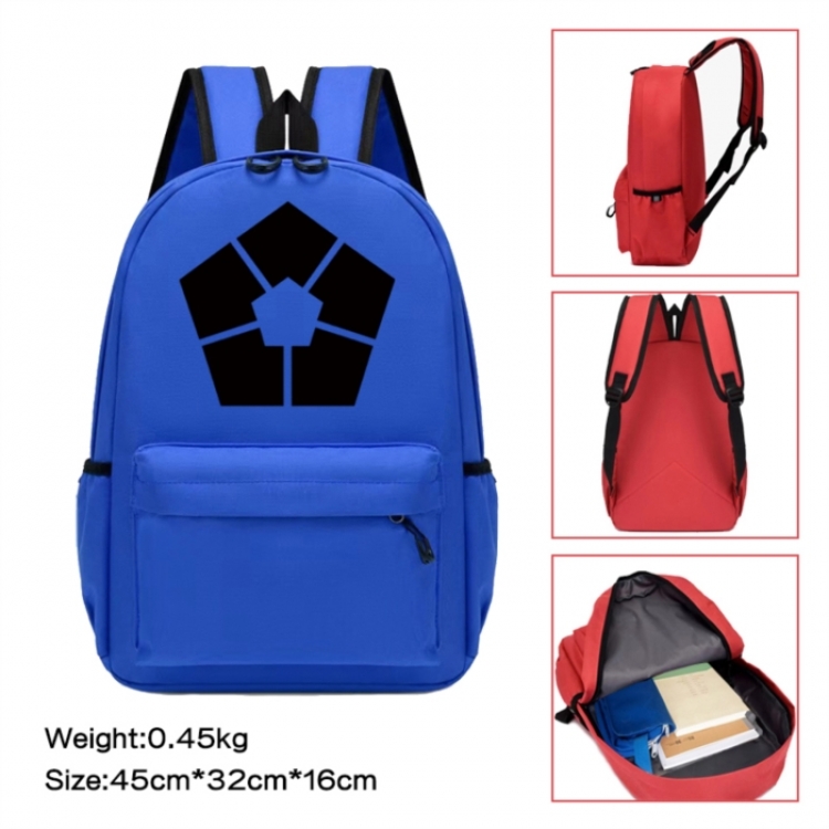 BLUE LOCK Anime peripheral Oxford cloth color cartoon backpack 45x32x16cm