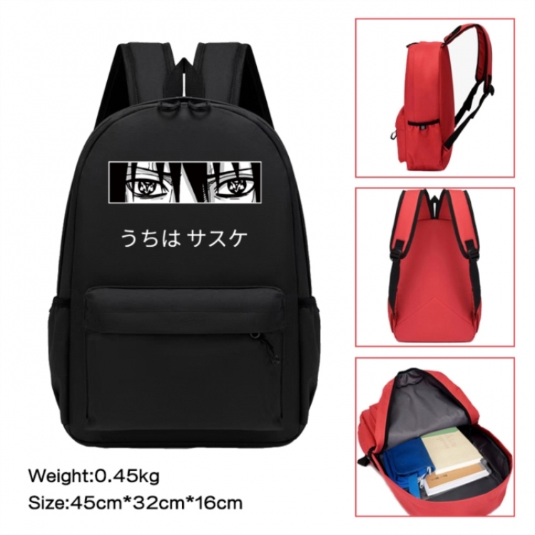 Naruto Anime peripheral Oxford cloth color cartoon backpack 45x32x16cm