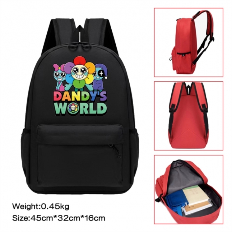 Dandy's World Anime peripheral Oxford cloth color cartoon backpack 45x32x16cm