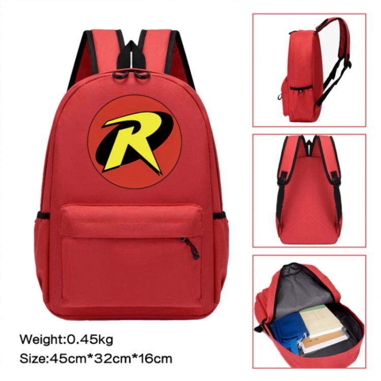 superhero Anime peripheral Oxford cloth color cartoon backpack 45x32x16cm