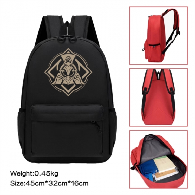 Honkai: Star Rail Anime peripheral Oxford cloth color cartoon backpack 45x32x16cm