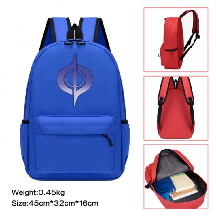 Honkai: Star Rail Anime peripheral Oxford cloth color cartoon backpack 45x32x16cm