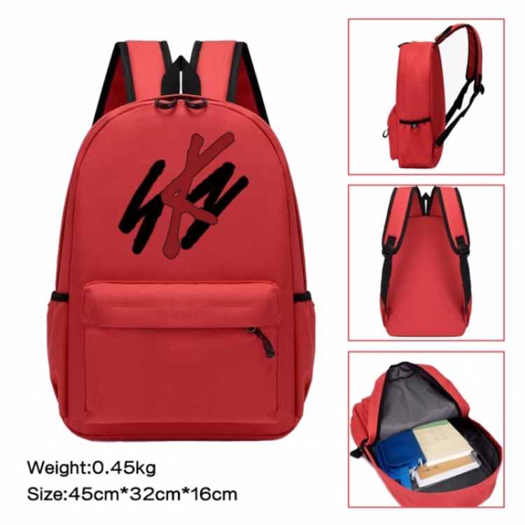 straykids Anime peripheral Oxford cloth color cartoon backpack 45x32x16cm