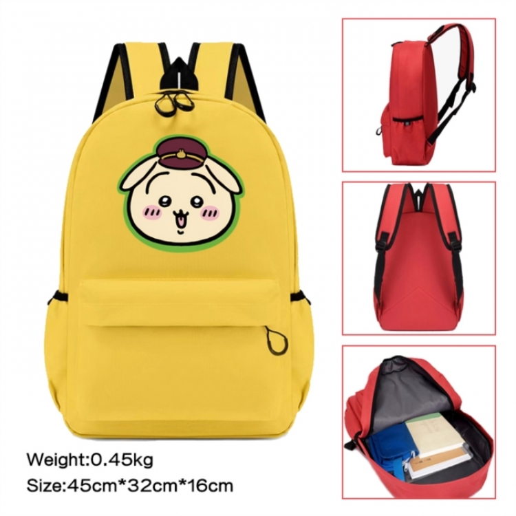 Chiikawa Anime peripheral Oxford cloth color cartoon backpack 45x32x16cm