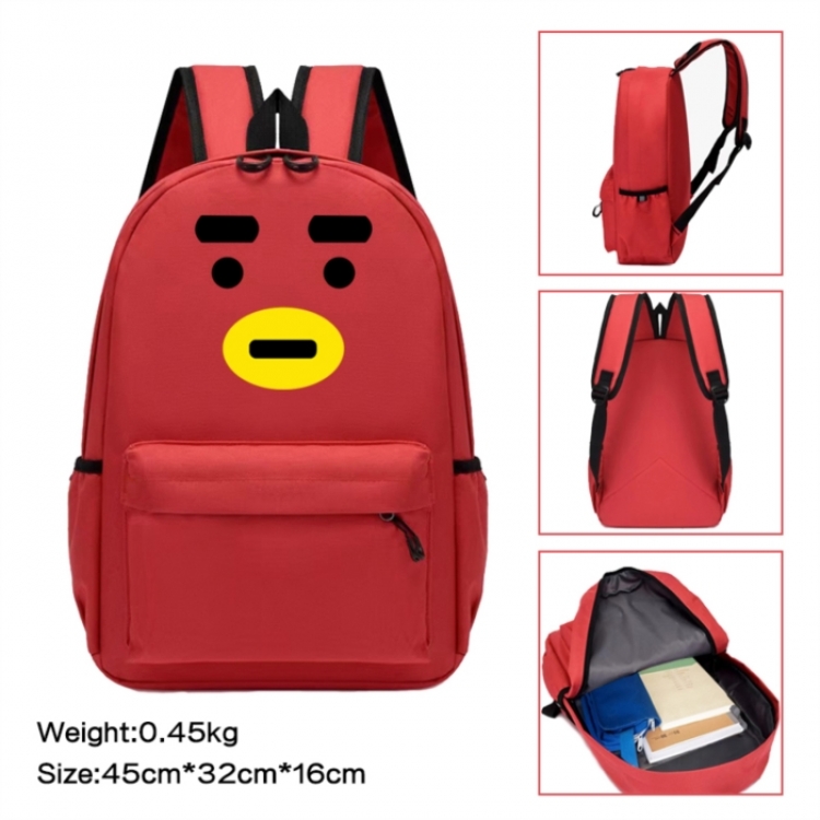 BTS Anime peripheral Oxford cloth color cartoon backpack 45x32x16cm