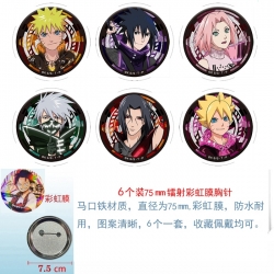 Naruto Anime Rainbow Mask Badg...