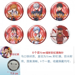 EVA Anime Rainbow Mask Badge B...