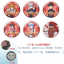 EVA Anime Matte film brooch ba...