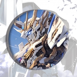 Gundam Anime tinplate brooch b...