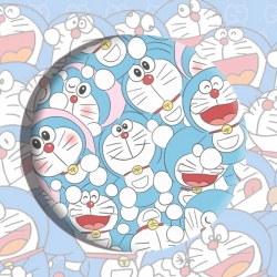 Doraemon Anime tinplate brooch...