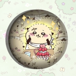 Chiikawa Anime tinplate brooch...