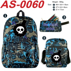 One Piece Anime canvas backpac...