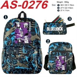 BLUE LOCK  Anime canvas backpa...