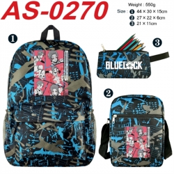 BLUE LOCK  Anime canvas backpa...