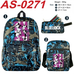 BLUE LOCK  Anime canvas backpa...