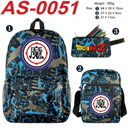 DRAGON BALL Anime canvas backp...