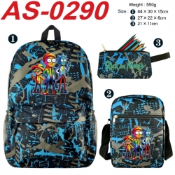 Rick and Morty Anime canvas ba...